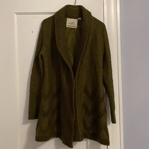Free people wool sweater cardigan